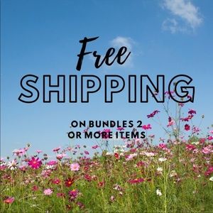 FREE SHIPPING WITH A BUNDLE OF 2 OR MORE ITEMS